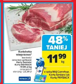 Carrefour Market Karkówka wieprzowa bez kości oferta