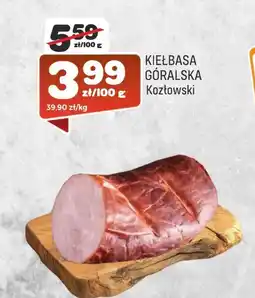 Społem Kiełbasa Kozłowski oferta