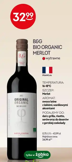 Żabka Wino Merlot oferta