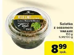 Carrefour Market Sałatka z wodorostów sezamem Wakame oferta