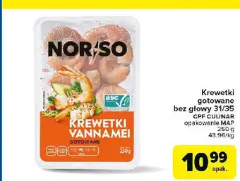 Carrefour Market Krewetki gotowane Norso oferta