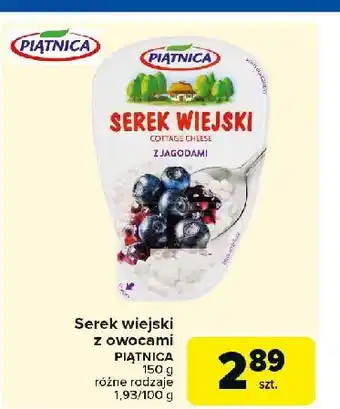 Carrefour Market Serek wiejski z jagodami Piątnica Wiejski oferta