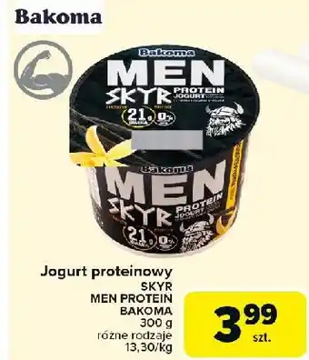 Carrefour Market Jogurt waniliowy Bakoma Men Skyr Protein oferta