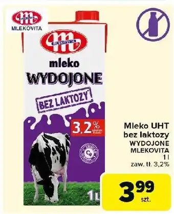 Carrefour Market Mleko bez laktozy 3.2% Mlekovita Wydojone oferta