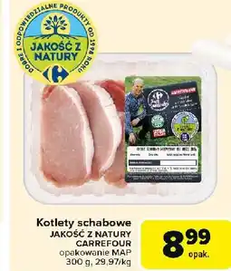 Carrefour Market Kotlety schabowe wieprzowe bez kości Carrefour Targ Świeżości oferta