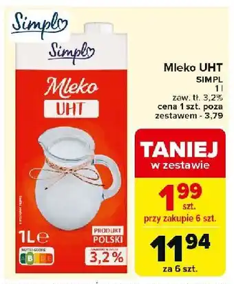 Carrefour Market Mleko 3.2% Simpl oferta