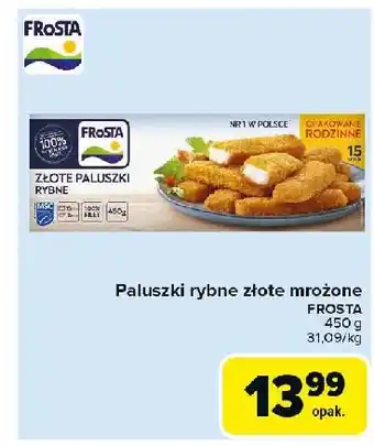 Carrefour Market Złote paluszki rybne z fileta Frosta oferta