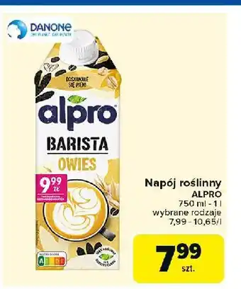 Carrefour Market Napój owies barista Alpro oferta