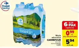 Carrefour Market Woda naturalna niegazowana Carrefour Sudety+ oferta