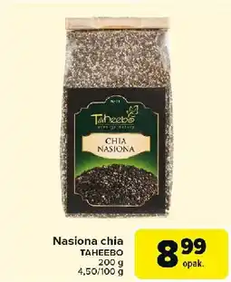 Carrefour Market Nasiona chia Taheebo oferta