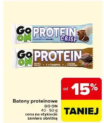 Carrefour Market Baton proteinowy kakaowy 25% Sante Go On! Protein oferta