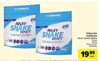 Carrefour Market Odżywka białkowa waniliowa 6Pak Milky Shake Whey oferta