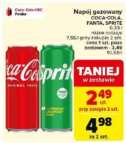 Carrefour Market Napój pomarańczowy Fanta oferta