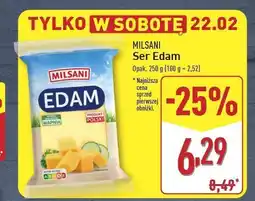 ALDI Ser edam w kawałku Milsani oferta