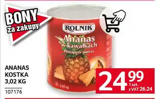 Selgros Ananas kostka oferta