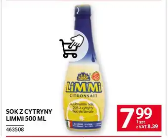 Selgros Sok z cytryny limmi oferta