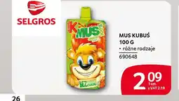 Selgros Mus kubuś oferta