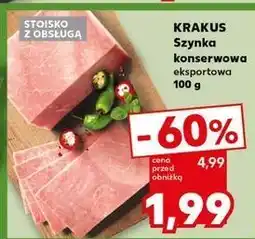 Kaufland Szynka konserwowa eksportowa Krakus Animex oferta