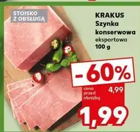 Kaufland Szynka konserwowa eksportowa Krakus Animex oferta