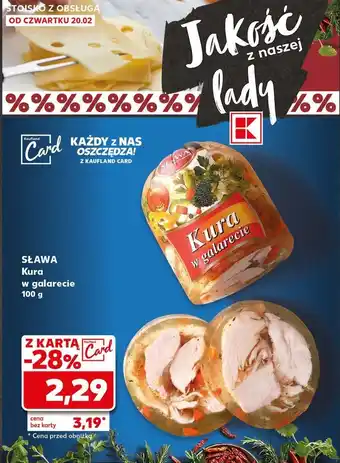 Kaufland Kura w galarecie Sława oferta