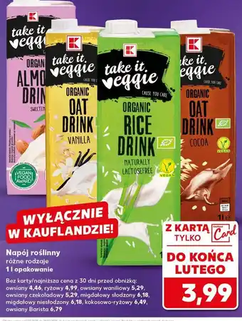 Kaufland Napój kokosowy K-Classic Takie It Veggie oferta