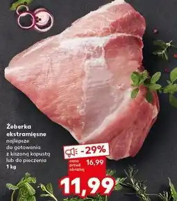 Kaufland Żeberka ekstramięsne oferta