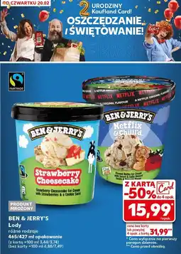 Kaufland Lody netflix & chill Ben Jerry's oferta