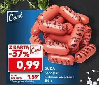 Kaufland Serdelki drobiowo-wieprzowe Silesia Duda oferta