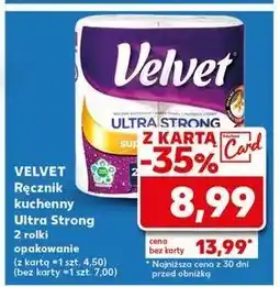 Kaufland Ręcznik papierowy Velvet Ultra Strong oferta