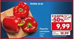 Kaufland Papryka czerwona oferta