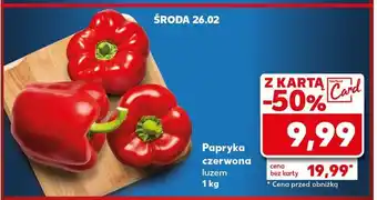 Kaufland Papryka czerwona oferta