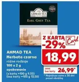 Kaufland Herbata ekspresowa z zawieszką Ahmad Tea London Earl Grey oferta