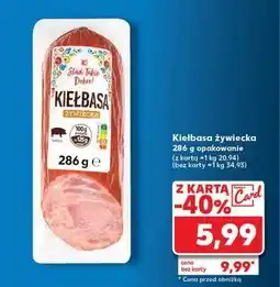 Kaufland Kiełbasa żywiecka K-Classic Stąd Takie Dobre! oferta