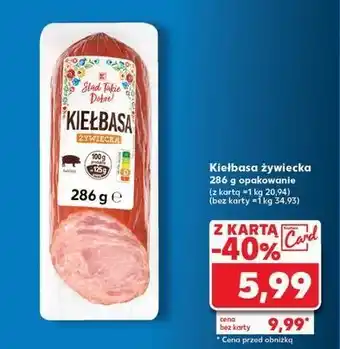 Kaufland Kiełbasa żywiecka K-Classic Stąd Takie Dobre! oferta