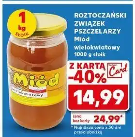 Kaufland Miód wielokwiatowy Roztoczański Związek Pszczelarzy oferta