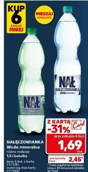 Kaufland Woda gazowana Nałęczowianka oferta