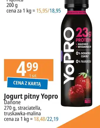 E.Leclerc Jogurt truskawka-malina Danone Yopro oferta