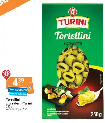 E.Leclerc Tortellini z grzybami Wiodąca Marka Turini oferta