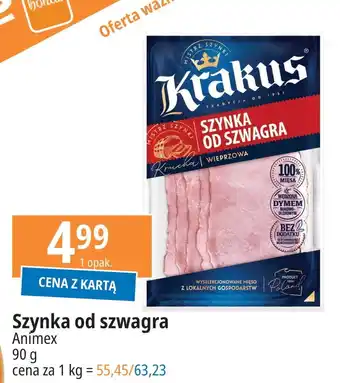 E.Leclerc Szynka od szwagra Krakus Animex oferta