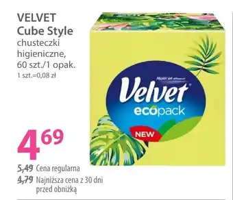 Hebe Velvet cube style chusteczki higieniczne oferta