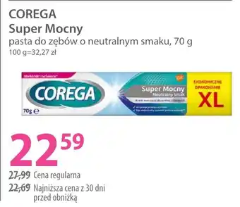 Hebe Corega super mocny neutralny smak pasta do zębów oferta