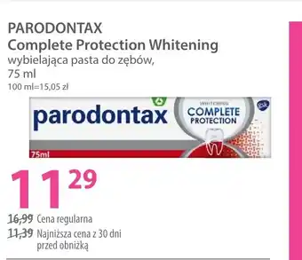 Hebe Parodontax complete protection whitening pasta do zębów oferta