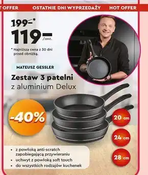 Biedronka Zestaw patelni Delux oferta