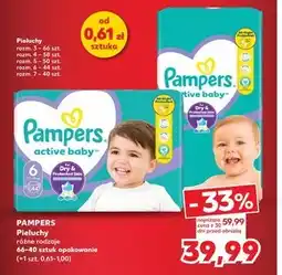 Kaufland Pieluchy Pampers oferta