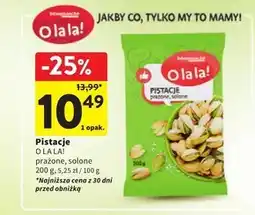 Intermarche Pistacje prażone O La La! oferta