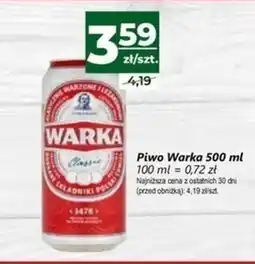 Społem Warka Classic Piwo jasne 500 ml oferta