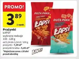 Intermarche Łapsy Prażynki w kratkę solone 110 g oferta