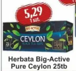 Społem Big-Active Ceylon Herbata czarna 100 % 37,5 g (25 torebek) oferta