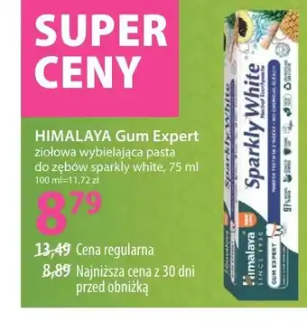 Hebe Himalaya gum expert ziołowa wybielająca pasta oferta