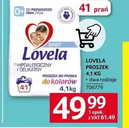 Selgros Lovela Baby Hipoalergiczny proszek do prania do kolorów 4,1 kg (41 prań) oferta